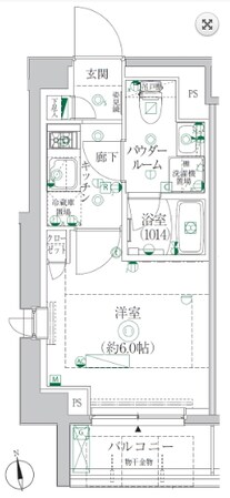 クレイシア横浜ヴェールの物件間取画像